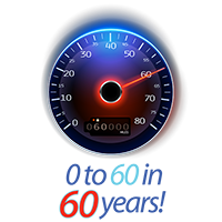 0 to 60 in 60 years
