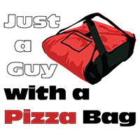 Just a Guy with a Pizza Bag