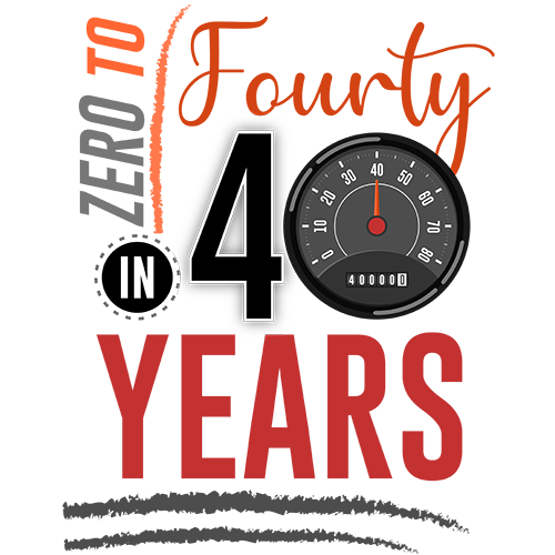 0 to 40 in 40 years